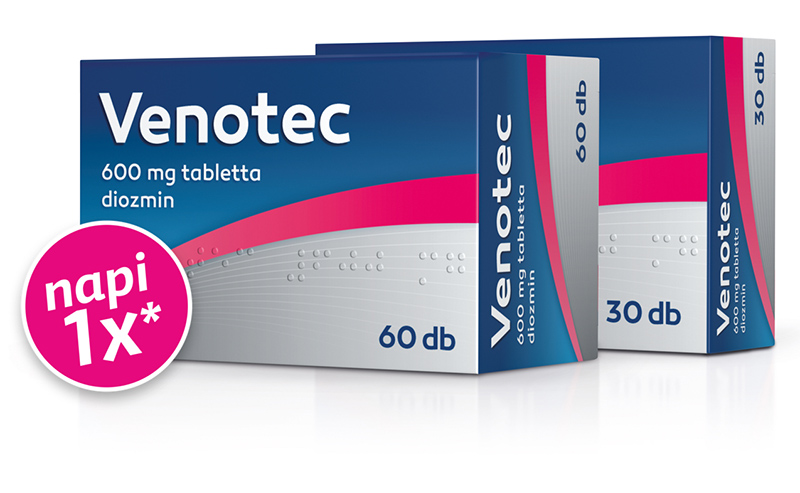 Venotec mg tabletta 60x - Visszér - LigetPatika Online Gyógyszertár, az ideális patika!